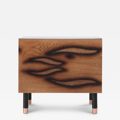  Kanttari Contemporary Chic Brown Side Table or Bedroom Nightstands