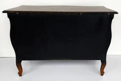 Karges Furniture Karges Louis XV Bombe Serpentine Bowfront Chest of Drawers in Walnut Late 20thC