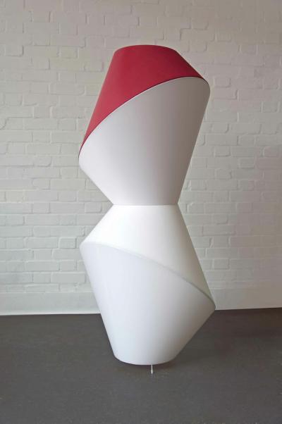  Karhof Trotereau TOTEM lamp floor version with red