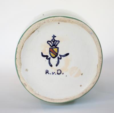  Karlsruher Majolika Majolika Art Deco Vase Germany 1925