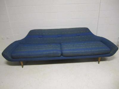  Karpen of California Fabulous Space Age Karpen Style Gondola Sofa Mid Century Modern