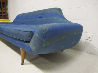  Karpen of California Fabulous Space Age Karpen Style Gondola Sofa Mid Century Modern