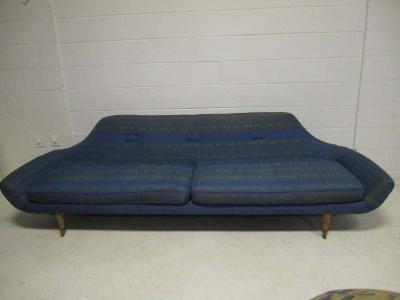  Karpen of California Fabulous Space Age Karpen Style Gondola Sofa Mid Century Modern