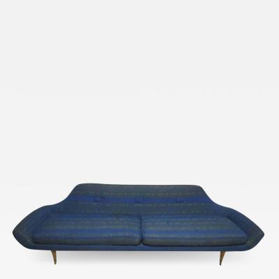  Karpen of California Fabulous Space Age Karpen Style Gondola Sofa Mid Century Modern
