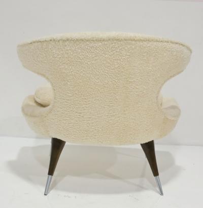  Karpen of California Horn Chair by Karpen of California in Boucl USA c 1960s
