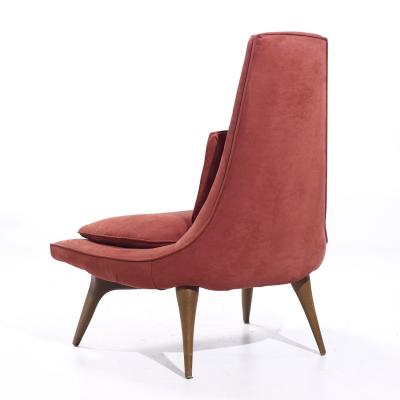  Karpen of California Karpen of California Mid Century Slipper Chair Pair