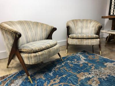  Karpen of California Karpen of California lounge chairs