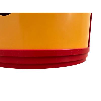  Kartell 1970s Kartell Beylerian Componibili Modular Cabinet Anna Castelli Red Signed