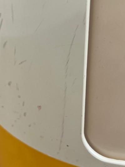  Kartell 1970s Kartell Beylerian Componibili Modular Cabinet Anna Castelli Red Signed