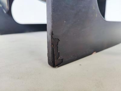  Kartell Black Wooden 4801 Armchair by Joe Colombo for Kartell