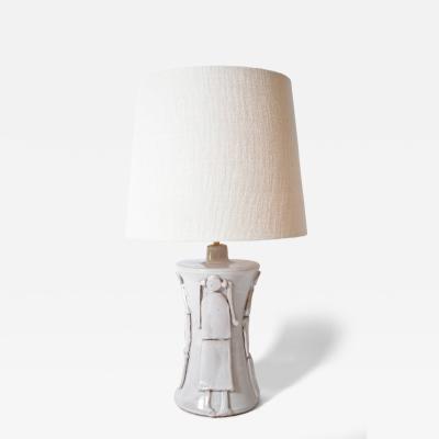  Kasa Avignon off white ceramic lamp 32cm Barracuda Edition 