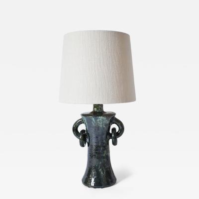  Kasa blue green handles ceramic lamp 32cm Barracuda Edition 