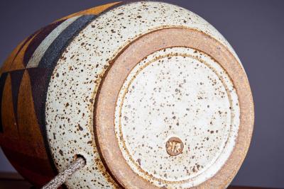  Kat Roger Kat Roger Table Lamp with hand crafted and hand painted ceramic base USA