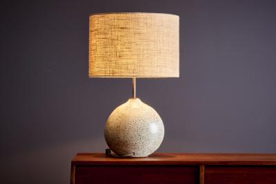  Kat Roger Kat Roger Table Lamp with hand crafted and hand painted ceramic base USA