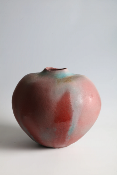  Kat Toyohisa Flask with Maple Glaze 1993