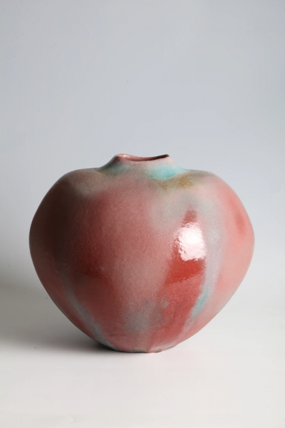  Kat Toyohisa Flask with Maple Glaze 1993