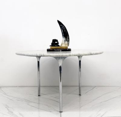  Katavolos Littel Kelly Katavalos Littell and Kelley 48 Dining Table Carrara Marble Laverne 1960s
