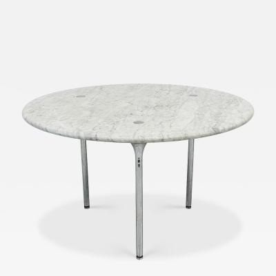 Katavolos Littel Kelly Katavalos Littell and Kelley 48 Dining Table Carrara Marble Laverne 1960s
