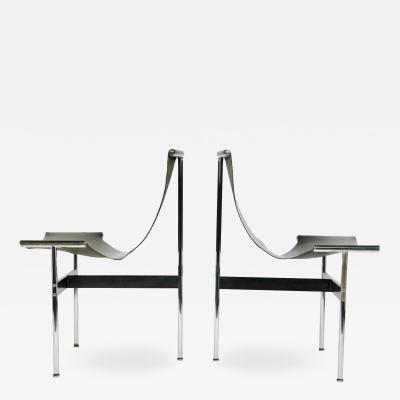  Katavolos Littel Kelly Pair of T Chairs by William Katavolos Littell and Kelly