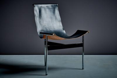  Katavolos Littel Kelly Pair of two T Chairs by Katavolos Littell and Kelley for ICF