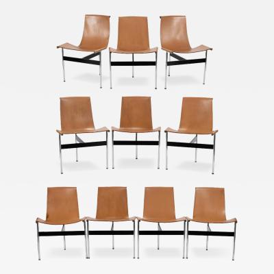  Katavolos Littel Kelly Set of 10 KATAVOLOS LITTEL AND KELLEY FOR LAVERNE T DINING CHAIRS
