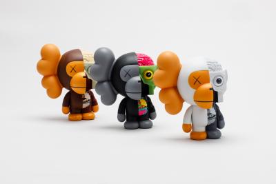 Kaws Bape Dissected Milo Black