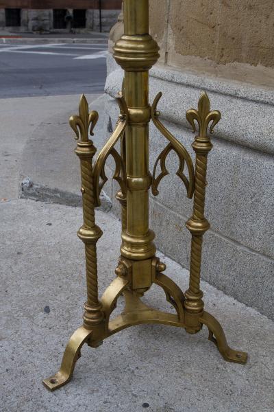  Keith and Fitzsimons NEOGOTHIC BRASS LECTERN BY KEITH FITZSIMONS