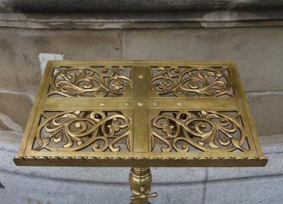  Keith and Fitzsimons NEOGOTHIC BRASS LECTERN BY KEITH FITZSIMONS