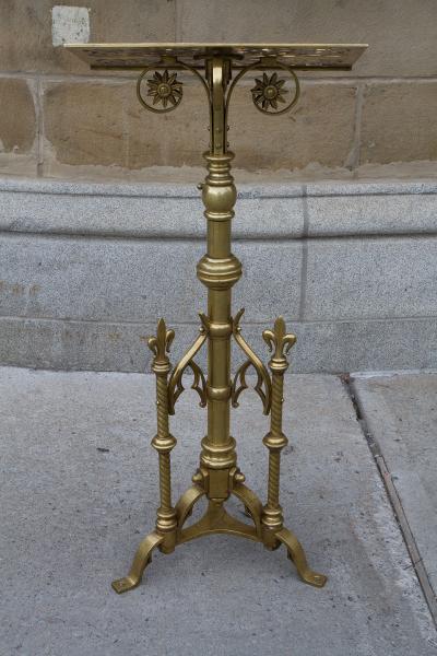  Keith and Fitzsimons NEOGOTHIC BRASS LECTERN BY KEITH FITZSIMONS