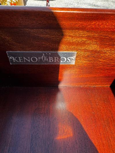  Keno Bros Keno Bros for Theodore Alexander Fiddle Back Design 4 Drawer Chest on Stand