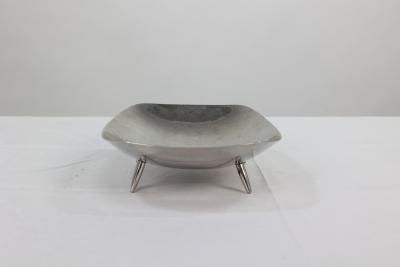  Keswick School of Industrial Art A Firth Staybrite Stainless steel preserve dish and spoon