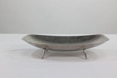  Keswick School of Industrial Art A Firth Staybrite Stainless steel preserve dish and spoon
