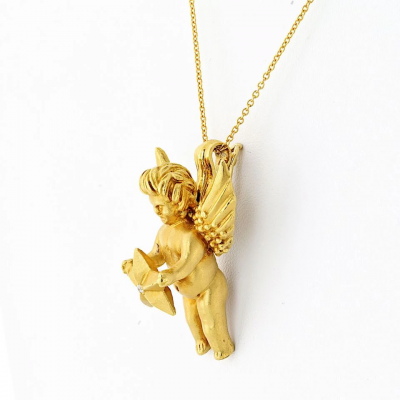  Kieselstein Cord Kieselstein Cord 18K Yellow Gold Angel Charm Pendant