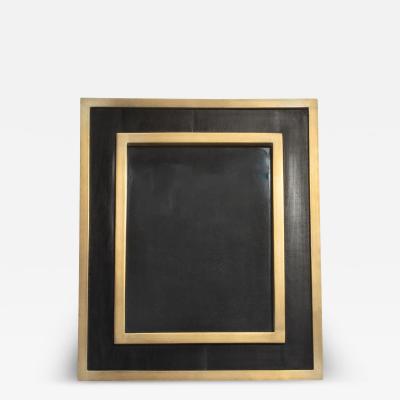  Kifu Paris Kifu Augousti Picture Frame 8x10 in Black Oak with Brass Details by KIFU Paris