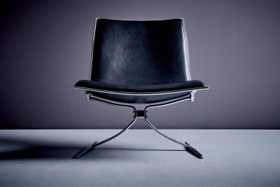  Kill International Pair of Lounge Chairs JK 710 by J rgen Kastholm for Kill International