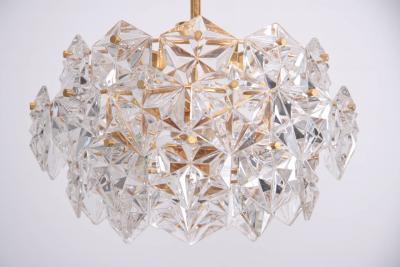  Kinkeldey Four Tier Crystal Glass Kinkeldey Chandelier