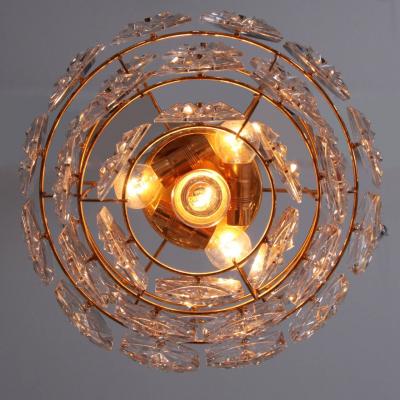  Kinkeldey Four Tier Crystal Glass Kinkeldey Chandelier