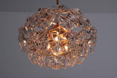  Kinkeldey Four Tier Crystal Glass Kinkeldey Chandelier