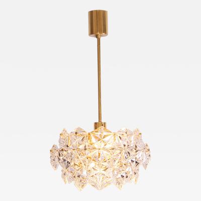  Kinkeldey Four Tier Crystal Glass Kinkeldey Chandelier
