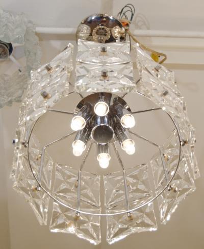  Kinkeldey Leuchten Kinkeldey Two Tier Drum Form Chandelier