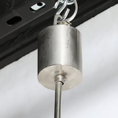  Kinkeldey Mid Century Glass Chrome Fitted Rectangular Pendant Chandelier by Kinkeldey