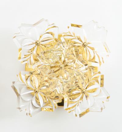  Kinkeldey Pair of 1960s Crystal Sconces by Kinkeldey 