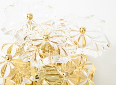  Kinkeldey Pair of 1960s Crystal Sconces by Kinkeldey 
