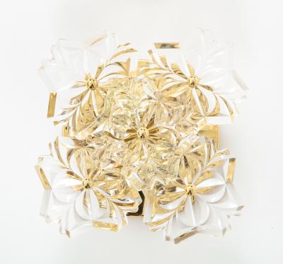  Kinkeldey Pair of 1960s Crystal Sconces by Kinkeldey 