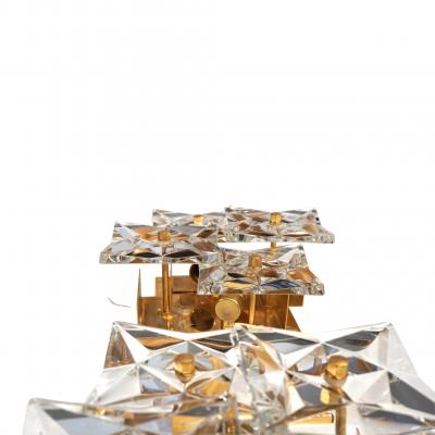  Kinkeldey Set of 2 Kinkeldey Hollywood Regency crystal wall lamps 1970