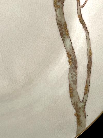  Kinkozan Fine Japanese Ceramic Plate by Kinkozan for Yamanaka Co 