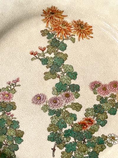  Kinkozan Fine Japanese Ceramic Plate by Kinkozan for Yamanaka Co 