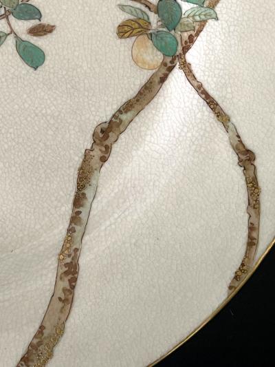  Kinkozan Fine Japanese Ceramic Plate by Kinkozan for Yamanaka Co 