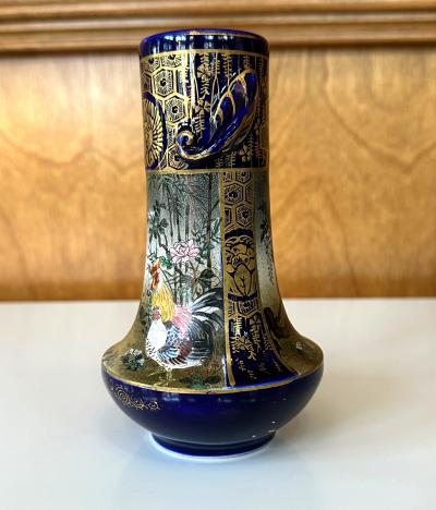  Kinkozan Fine Japanese Ceramic Satsuma Vase by Kinkozan