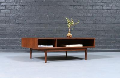  Kipp Stewart Stewart McDougall Drexel Declaration Walnut Coffee Table by Kipp Stewart Stewart MacDougall